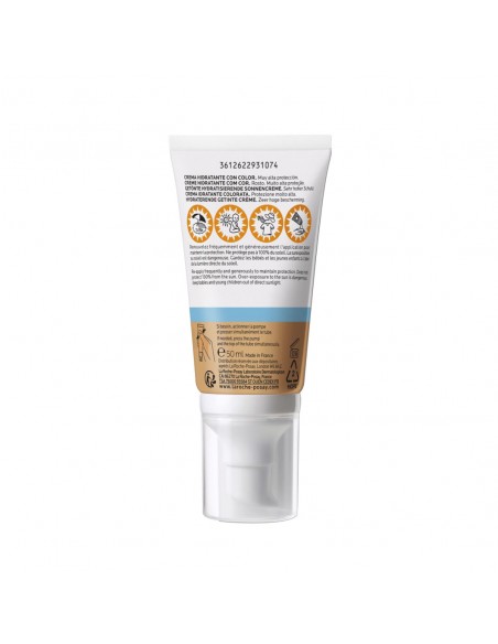 La Roche Posay Anthelios Crema Hidratante Color SPF 50+ 50 ml
