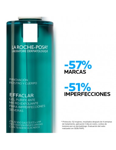 La Roche Posay Effaclar Gel Purificante Micro-Exfoliante 400 ml