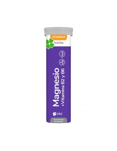 Trevita Magnesio + Vitamina B2 y B6 20 comprimidos efervescentes