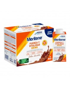 Meritene Fuerza y Vitalidad Drink Chocolate 6 botellas 180 ml