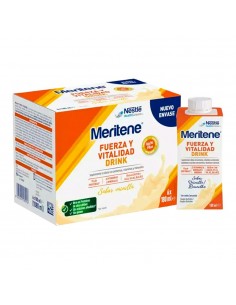 Meritene Fuerza y Vitalidad Drink Vainilla 6 botellas 180 ml