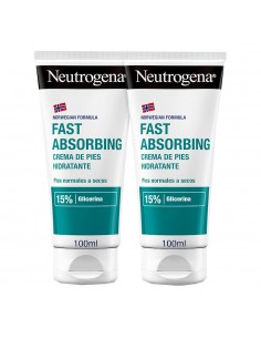 Neutrogena Crema Pies Rápida Absorción Duplo 100+100 ml
