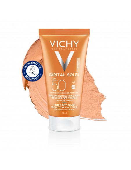 Vichy Capital Soleil BB Cream Tacto Seco SPF50+ 50 ml