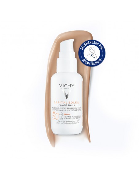 Vichy Capital Soleil UV-AGE Water Fluido Color SPF50+ 40 ml