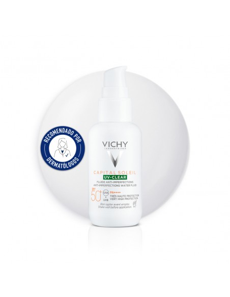 Vichy Capital Soleil UV Clear Fluido Fotoprotector Diario SPF50+ 40 ml