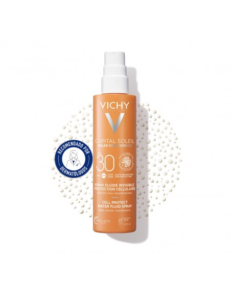 Vichy Capital Soleil Cell Protect Water Fluid Spray SPF30 200 ml