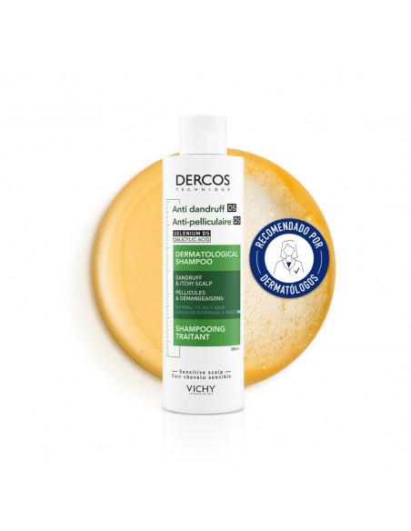 Vichy Dercos Technique Champú Anticaspa Grasa 200 ml