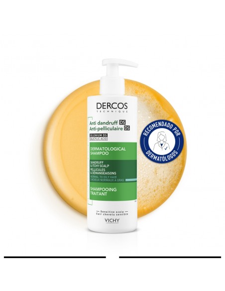 Vichy Dercos Technique Champú Anticaspa Grasa 400 ml