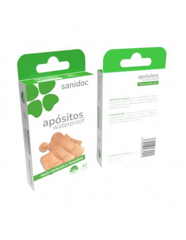 Sanidoc Apósitos Pack Familiar 42 unidades 5 tamaños