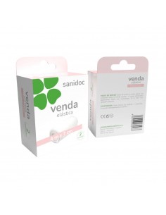 Sanidoc Vendas Elásticas 4x7cm 2 unidades