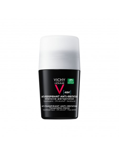 Vichy Homme Desodorante Bola Pieles Sensibles 48h 50 ml