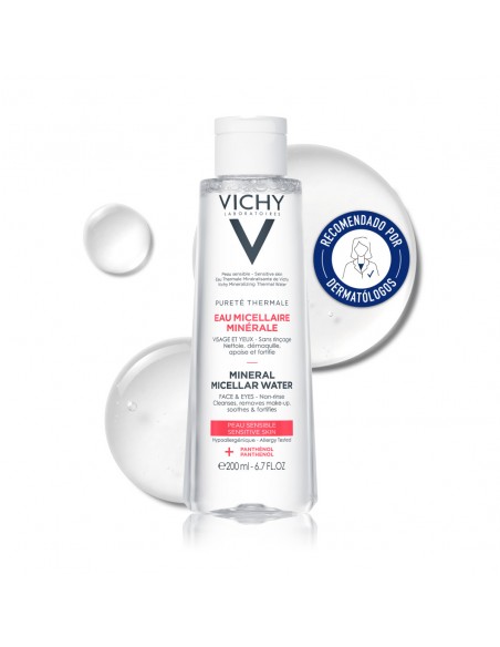 Vichy Pureté Thermale Agua Micelar Pieles Sensibles 400 ml