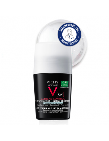 Vichy Homme Desodorante Bola Antitranspirante 72h 50 ml