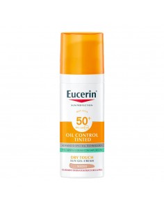 Eucerin Sun Gel Crema Color Medio Oil Dry Touch SPF50+ 50 ml