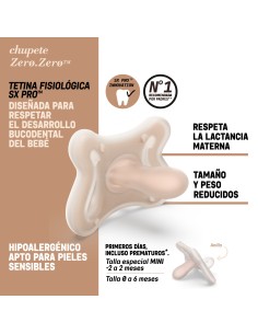 Suavinex Zero Zero Chupete Silicona Fisiológica Deep 0-6 meses 2
