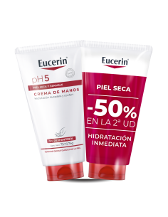 Eucerin pH5 Crema de manos 2x75 ml
