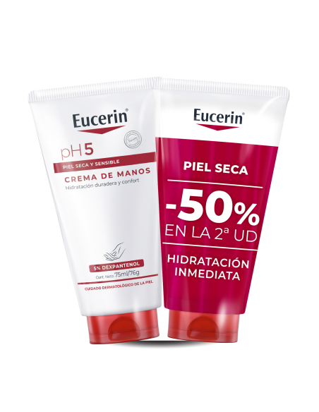 Eucerin pH5 Crema de manos 2x75 ml