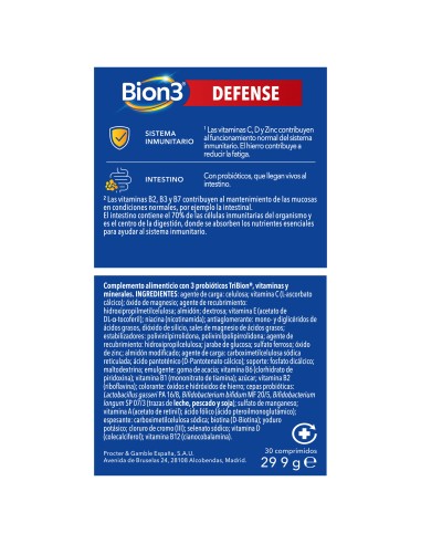 Bion 3 Defense 30 comprimidos