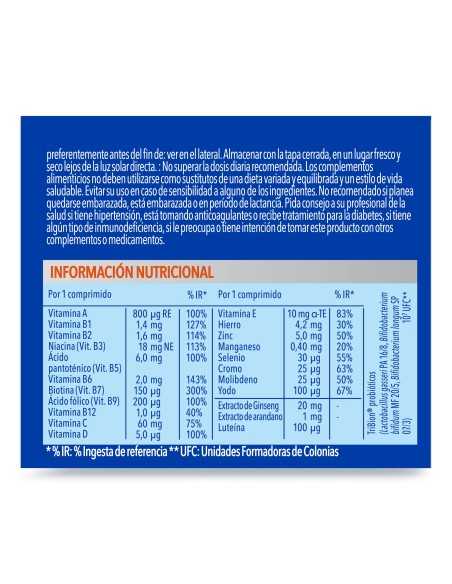 Bion 3 Energy 50+ 30 comprimidos
