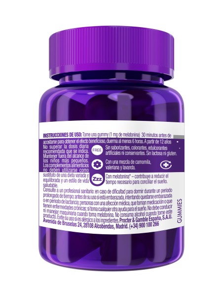ZzzQuil Natura con melatonina 30 gummies
