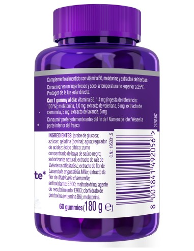 ZzzQuil Natura de melatonina 60 gummies