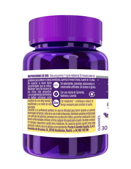 ZzzQuil Natura Mango y Plátano 30 gummies