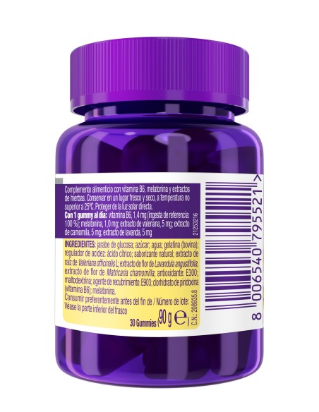 ZzzQuil Natura Mango y Plátano 30 gummies