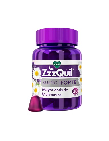 ZzzQuil Natura Forte Gummies frutos desl bosque 30 unidades