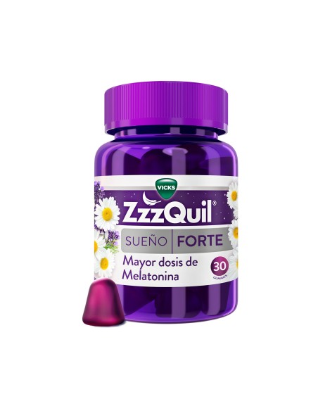 ZzzQuil Natura Forte Gummies frutos desl bosque 30 unidades