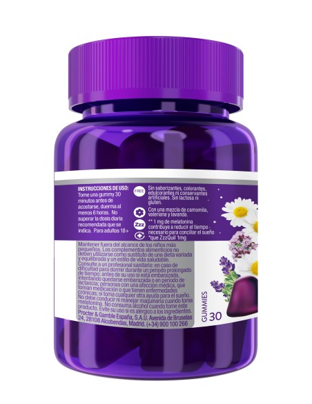 ZzzQuil Natura Forte Frutos del Bosque 30 gummies