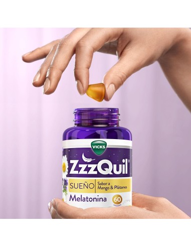 ZzzQuil Natura Mango & Plátano 60 gummies