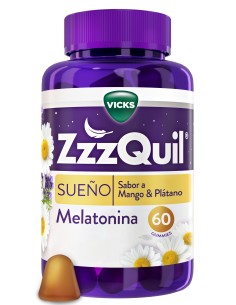 ZZZQuil Natura Mango y Plátano 60 gominolas con melatonina
