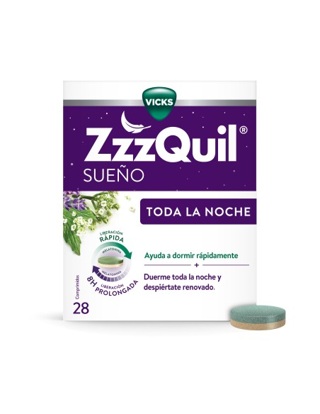 ZzzQuil Sueño Toda la Noche 28 comprimidos bicapa