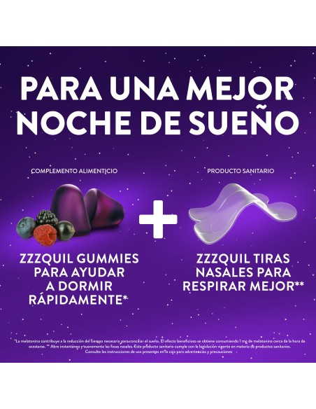 ZzzQuil Sueño Tiras Nasales 26 unidades