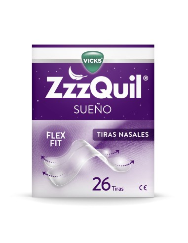 ZzzQuil Sueño Tiras Nasales 26 unidades