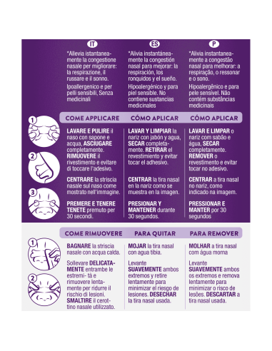 ZzzQuil Sueño Tiras Nasales 10 unidades