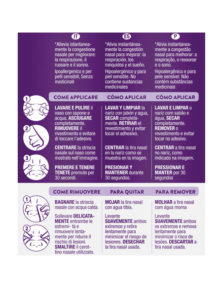 ZzzQuil Sueño Tiras Nasales 10 unidades