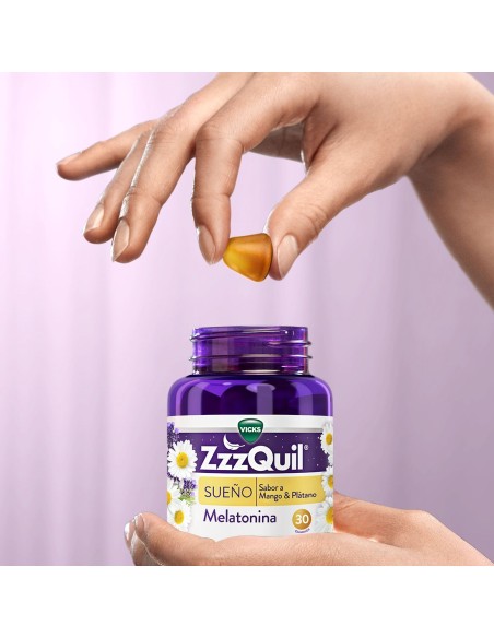 ZzzQuil Natura Mango & Plátano 60+30 gummies