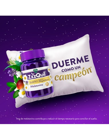 ZzzQuil Natura Mango & Plátano 60+30 gummies