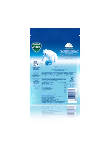 Vicks Caramelos Praims Vapomentol 72 g