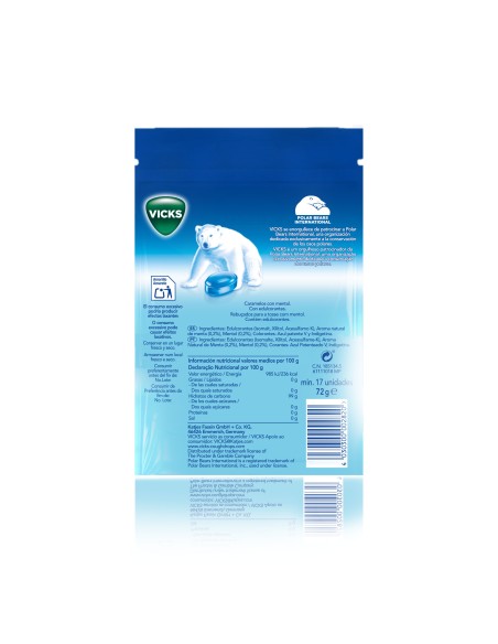 Vicks Caramelos Praims Vapomentol 72 g