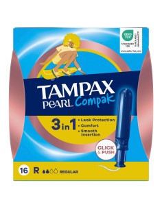 Tampax Pearl Compak Tampón Regular 16 unidades