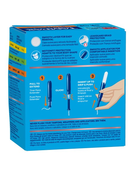 Tampax Pearl Compak Tampones Súper Plus 16 unidades