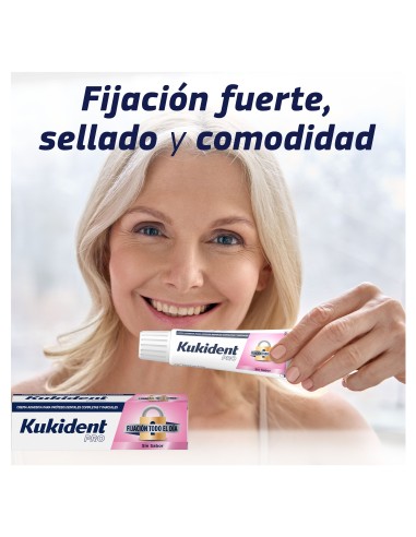 Kukident Pro Fijación todo el día sin Sabor 70g