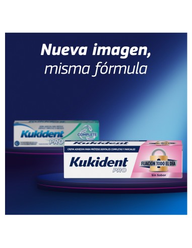 Kukident Pro Fijación todo el día, sin Sabor 70g