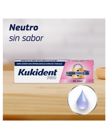 Kukident Pro Fijación todo el día, sin Sabor 70g