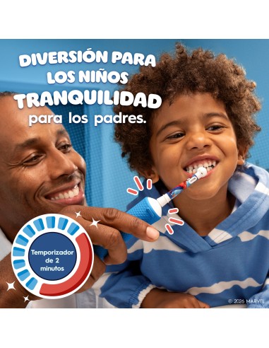 Oral-B Kids Cabezales de Recambio SpiderMan 4 unidades