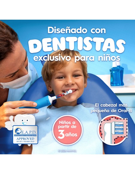 Oral-B Kids Cabezales de Recambio SpiderMan 4 unidades