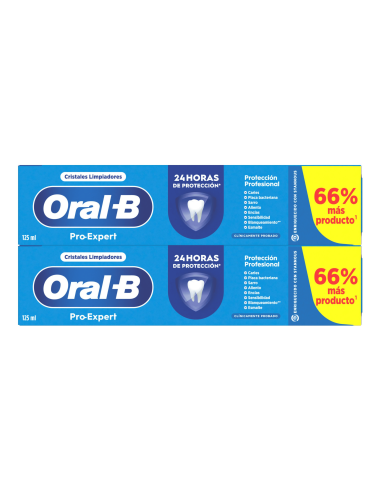 Oral-B Pro-Expert Protección Profesional Pasta Dentífrica 2x125ml