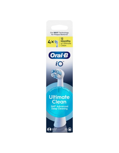 Oral-B iO Ultimate Clean Cabezales de Recambio Pack 4 unidades